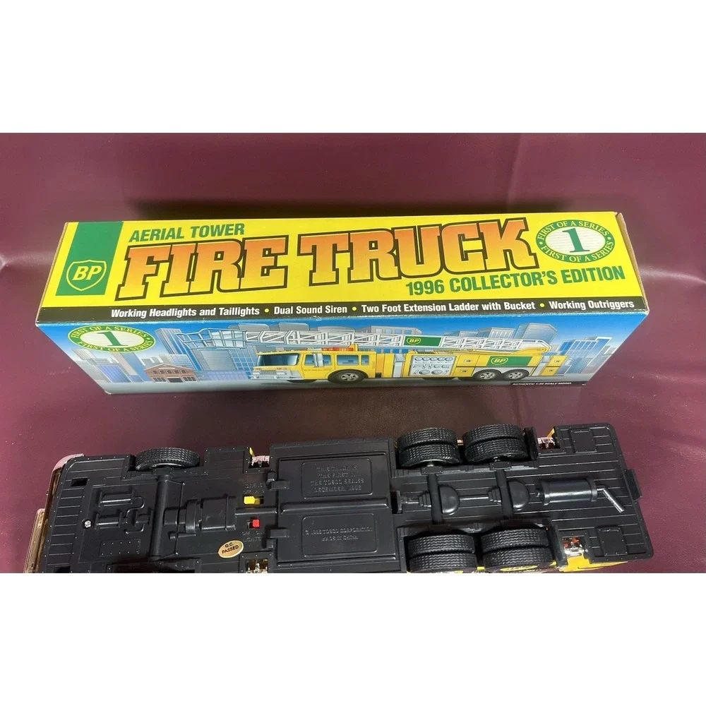 BP Aerial Tower Fire Truck - 1996 Collector's Edition‎ - In Box Works